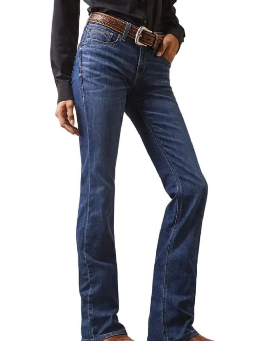 Ariat REAL Leila Bootcut Jeans Women’s 32R Blue Stretch Denim Western